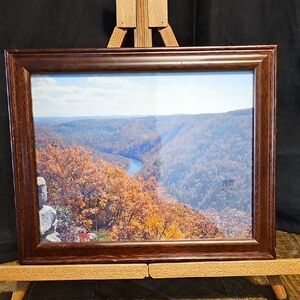 Brown Framed Landscape Wall Art